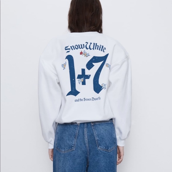 Zara Snow White Disney Sweatshirt - Picture 4 of 11